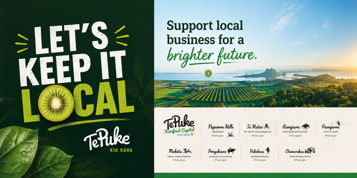 Let's Keep It Local — Te Puke Kiwifruit Capital